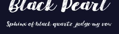 Black Pearl by Billy Argel Fonts ® — Script Handwritten Font — thumbnail 2