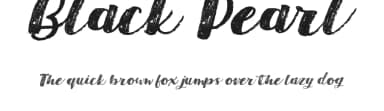 Black Pearl by Billy Argel Fonts ® — Script Handwritten Font — thumbnail 1