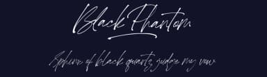 Black Phantom by Måns Grebäck — Script Handwritten Font — thumbnail 2