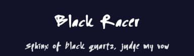 Black Racer by Em Nazar — Script Handwritten Font — thumbnail 2