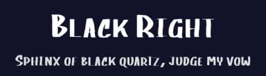 Black Right by kokostd — Script Handwritten Font — thumbnail 2