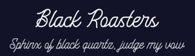 Black Roasters by Rivo Dwi Adriansyah — Script Handwritten Font — thumbnail 2