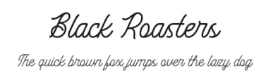 Black Roasters by Rivo Dwi Adriansyah — Script Handwritten Font — thumbnail 1
