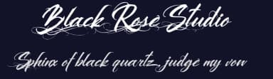 Black Rose Studio by BlackFridayFont FMF — Script Handwritten Font — thumbnail 2