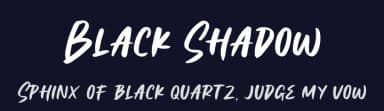 Black Shadow by Bluestype Studio — Script Handwritten Font — thumbnail 2