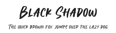 Black Shadow by Bluestype Studio — Script Handwritten Font — thumbnail 1