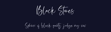 Black Stones by Aestherica Studio — Script Handwritten Font — thumbnail 2