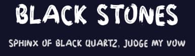 Black Stones by Fanastudio — Script Handwritten Font — thumbnail 2