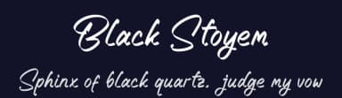 Black Stoyem by Letterena Studios — Script Handwritten Font — thumbnail 2