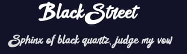 Black Street by Lettersiro Studio — Script Handwritten Font — thumbnail 2
