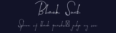 Black Suit by Edric Studio — Script Handwritten Font — thumbnail 2