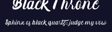 Black Throne by SSI.Scraps — Script Handwritten Font — thumbnail 2
