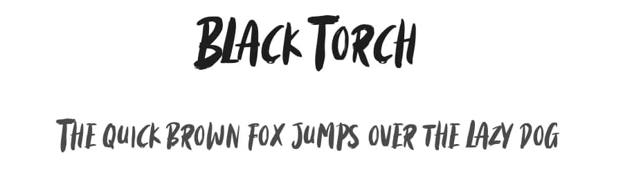 Black Torch by Weape Studio — Script Handwritten Font