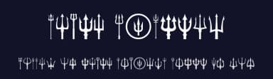 Black Trident by Woodcutter — Dingbats Font — thumbnail 2