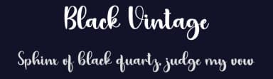 Black Vintage by PiPi Creative STUDIO — Script Handwritten Font — thumbnail 2