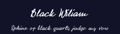 Black Wiliam by UI Creative — Script Handwritten Font — thumbnail 2