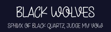 Black Wolves by Letterafa Studio — Script Handwritten Font — thumbnail 2