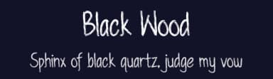 Black Wood by Febryl Arully — Script Handwritten Font — thumbnail 2