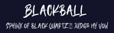 Blackball by Abraham Type (AldeDesign Studio) — Script Handwritten Font — thumbnail 2