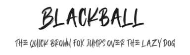 Blackball by Abraham Type (AldeDesign Studio) — Script Handwritten Font — thumbnail 1