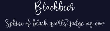 Blackbeer by Scratchones — Script Handwritten Font — thumbnail 2
