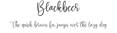Blackbeer by Scratchones — Script Handwritten Font — thumbnail 1