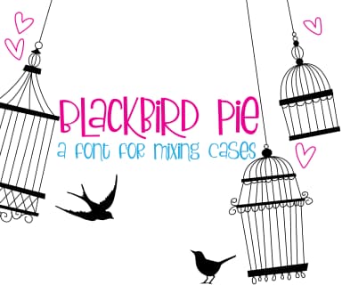 Blackbird Pie Font by Illustration Ink — Script Handwritten Font — thumbnail 1