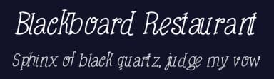 Blackboard Restaurant by Galdino Otten Fonts — Script Handwritten Font — thumbnail 2