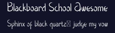 Blackboard School Awesome by Airotype — Script Handwritten Font — thumbnail 2