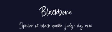 Blackbone by Balpirick Studio — Script Handwritten Font — thumbnail 2
