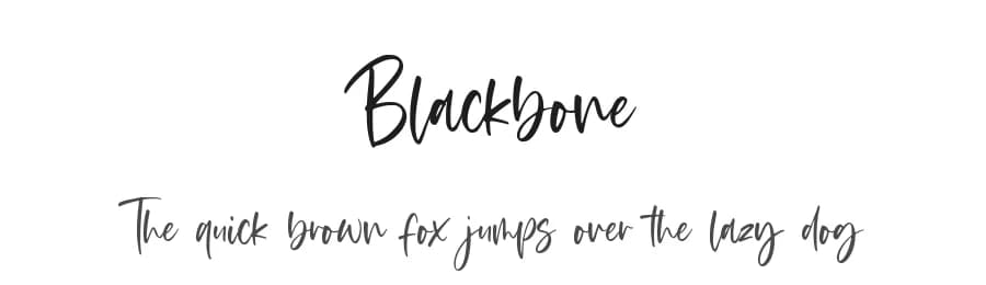 Blackbone by Balpirick Studio — Script Handwritten Font