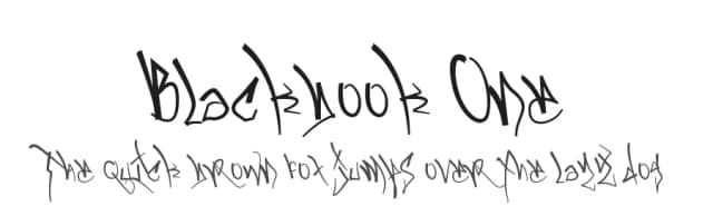 Blackbook One by Michael Muranaka — Script Handwritten Font