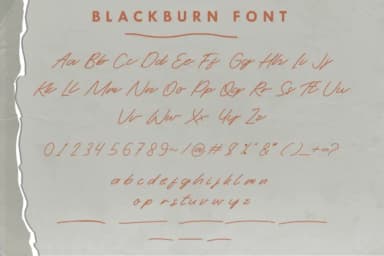 Blackburn Font by 78soeef Design — Script Handwritten Font — thumbnail 5