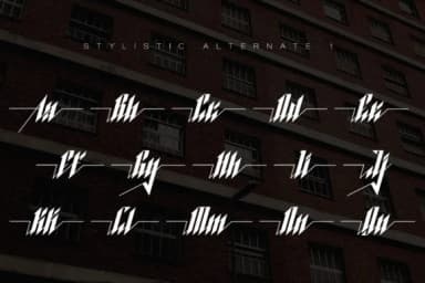 Blackburn Font by ashenterprise by ashenterprise — Script Handwritten Font — thumbnail 8