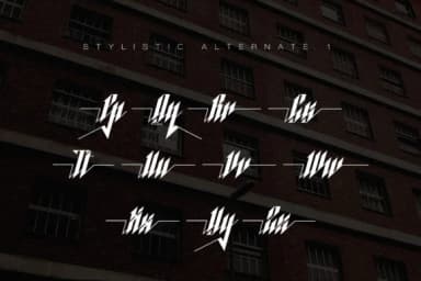 Blackburn Font by ashenterprise by ashenterprise — Script Handwritten Font — thumbnail 9