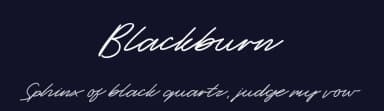 Blackburn by Ahgo Studio — Script Handwritten Font — thumbnail 2