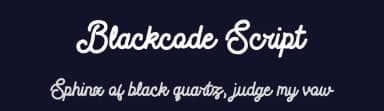 Blackcode Script by Abo Daniel Studio — Script Handwritten Font — thumbnail 2