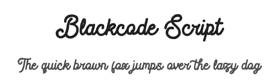 Blackcode Script by Abo Daniel Studio — Script Handwritten Font