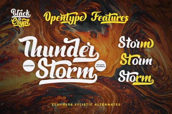 Blackcrypt Font by Saiful Maliki — Script Handwritten Font