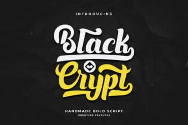 Blackcrypt Font by Saiful Maliki — Script Handwritten Font — thumbnail 2