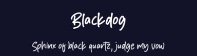 Blackdog by Aestherica Studio — Script Handwritten Font — thumbnail 2