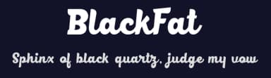 BlackFat by Mikrojihad Typography — Script Handwritten Font — thumbnail 2