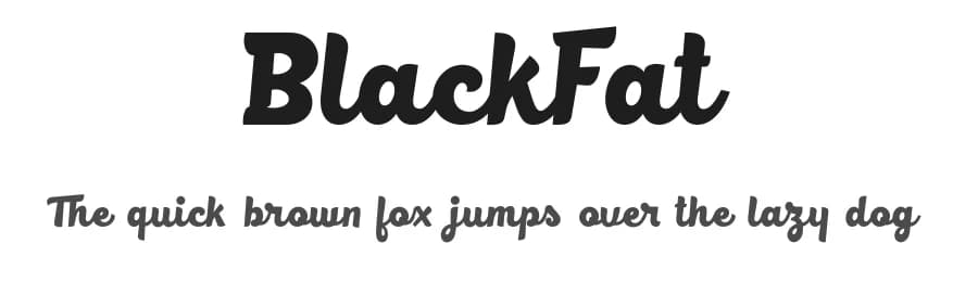 BlackFat by Mikrojihad Typography — Script Handwritten Font