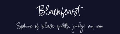 Blackfeast by Letterative Studio — Script Handwritten Font — thumbnail 2