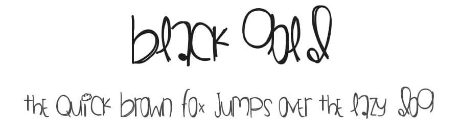 Black Gold by Des Gomez — Script Handwritten Font
