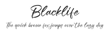 Blacklife by Letterena Studios — Script Handwritten Font — thumbnail 1