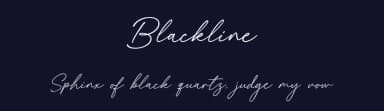 Blackline by Typebae Foundry — Script Handwritten Font — thumbnail 2