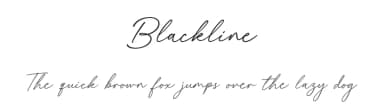 Blackline by Typebae Foundry — Script Handwritten Font — thumbnail 1