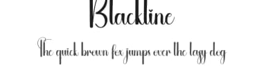 Blackline by Andi Moz — Script Handwritten Font — thumbnail 1