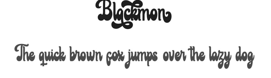Blackmon by Ahweproject — Script Handwritten Font — preview 1
